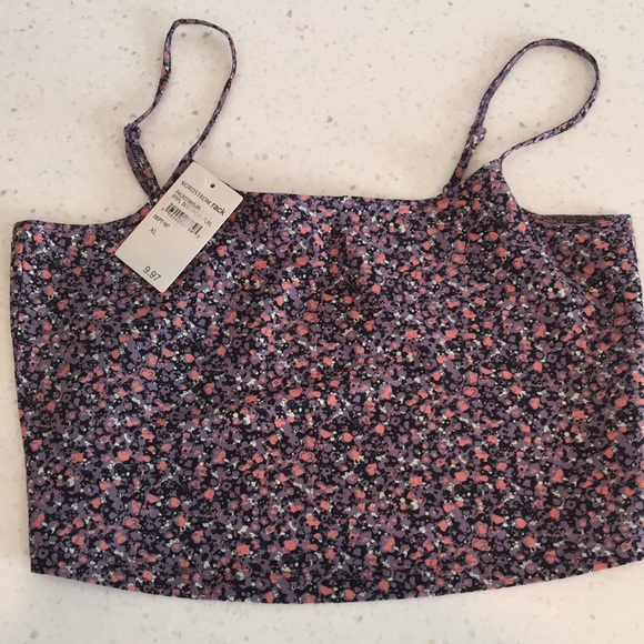 Abound Tops - Juniors Strappy Crop Top Tank